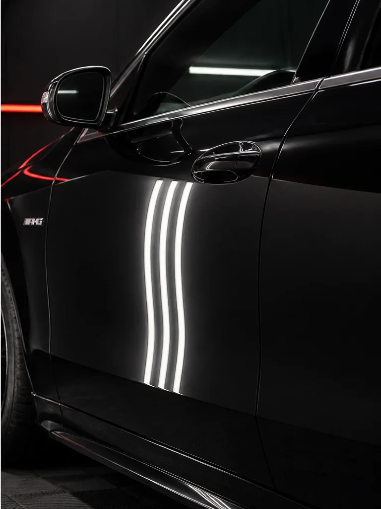 Mercedes-AMG door after crease repair